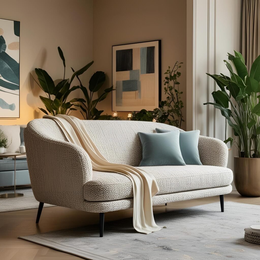 _sofa with a fabric (1) Interior designer Mohali