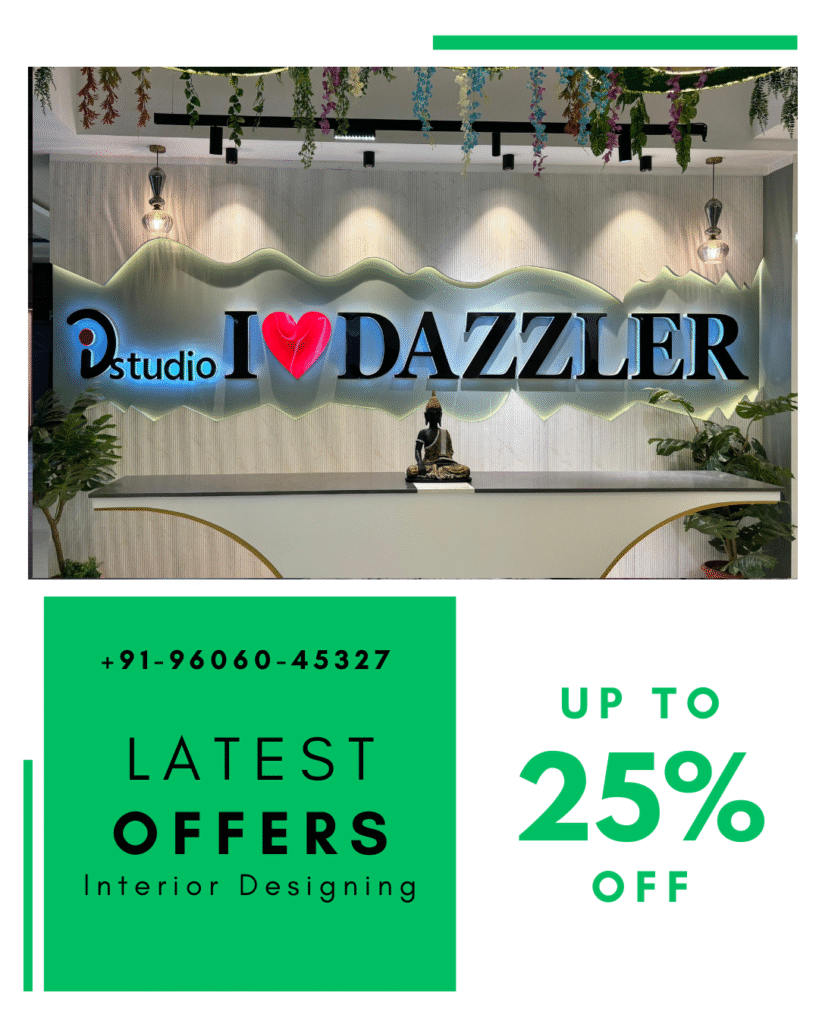 Interior Design Offers In Mohali From Dazzler Interior Design Studio sector 82 Mohali